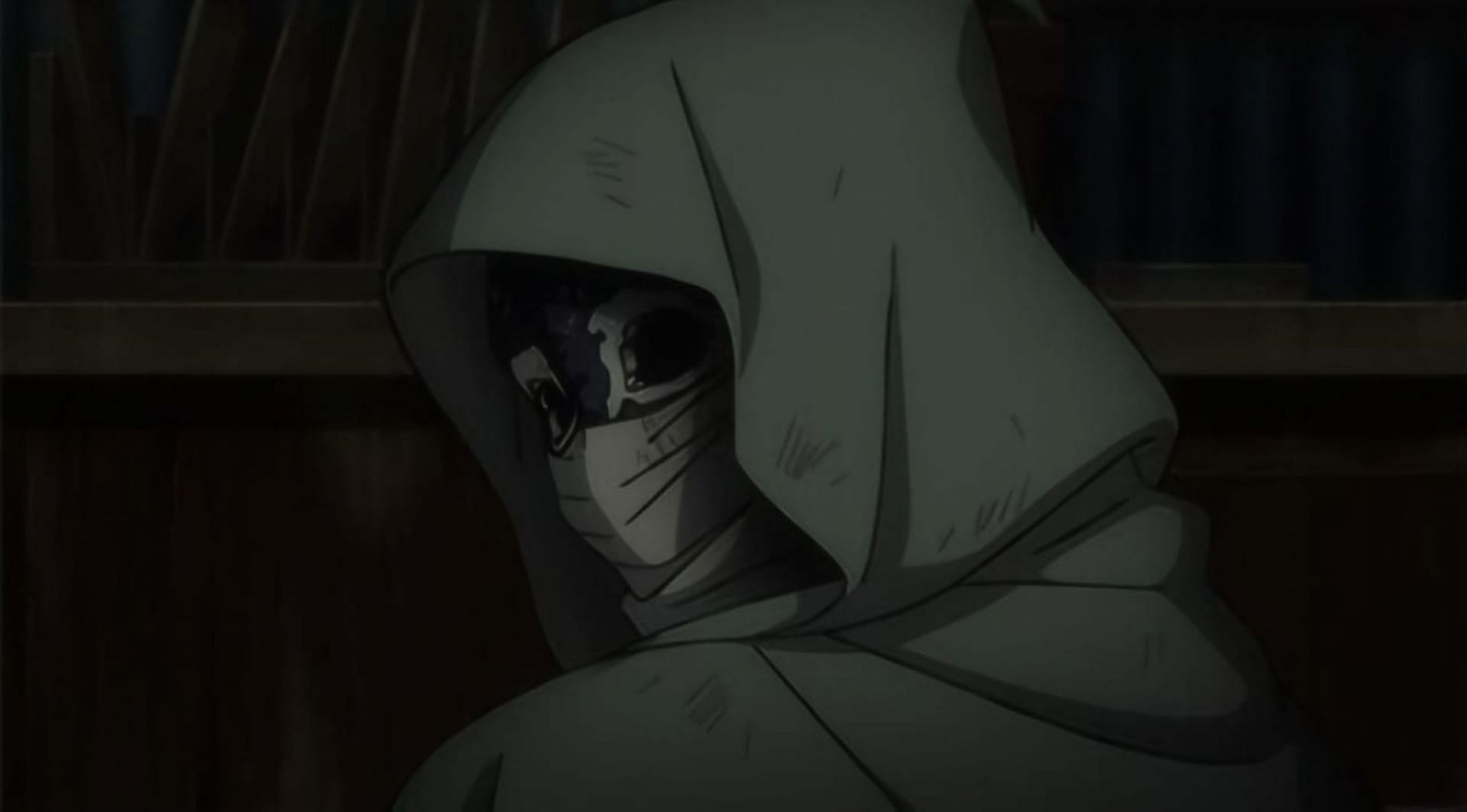 The masked man in the episode (Image via Bones Film)